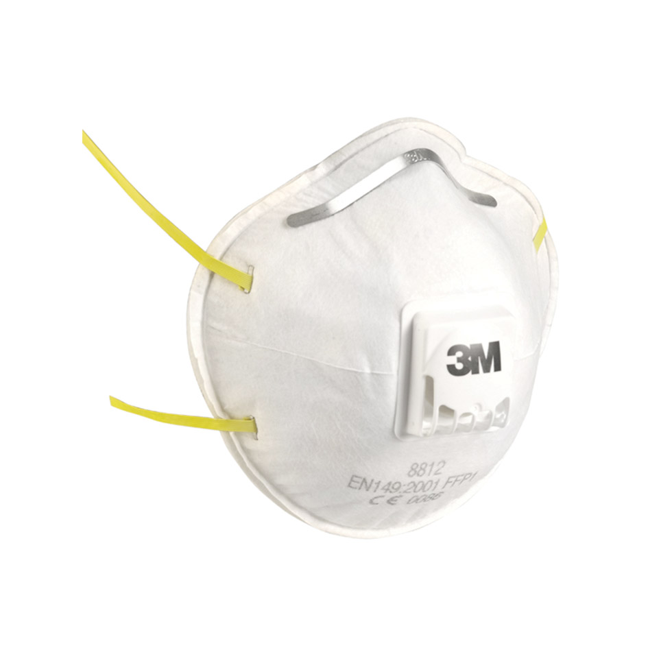 Toz/Buxara qarşı klapanlı respirator 3M 8812  FFP1, qutu