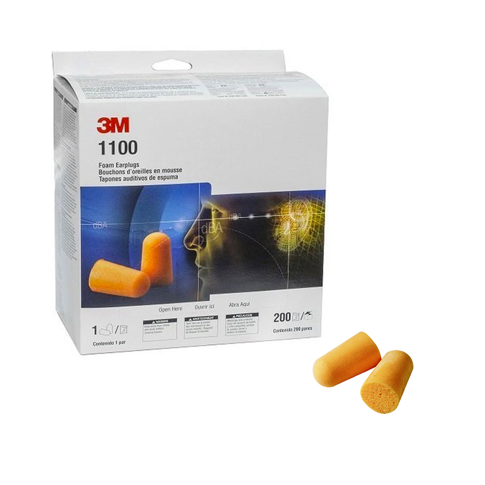 Səsdən qoruyucu qulaq tıxacı 3M™ 1100, qutu