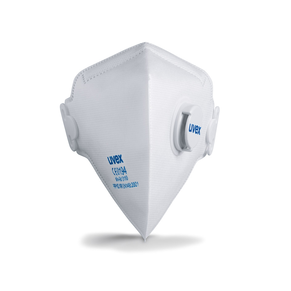 Toz/Buxara qarşı klapanlı respirator UVEX Silv-air classic 3110 FFP1