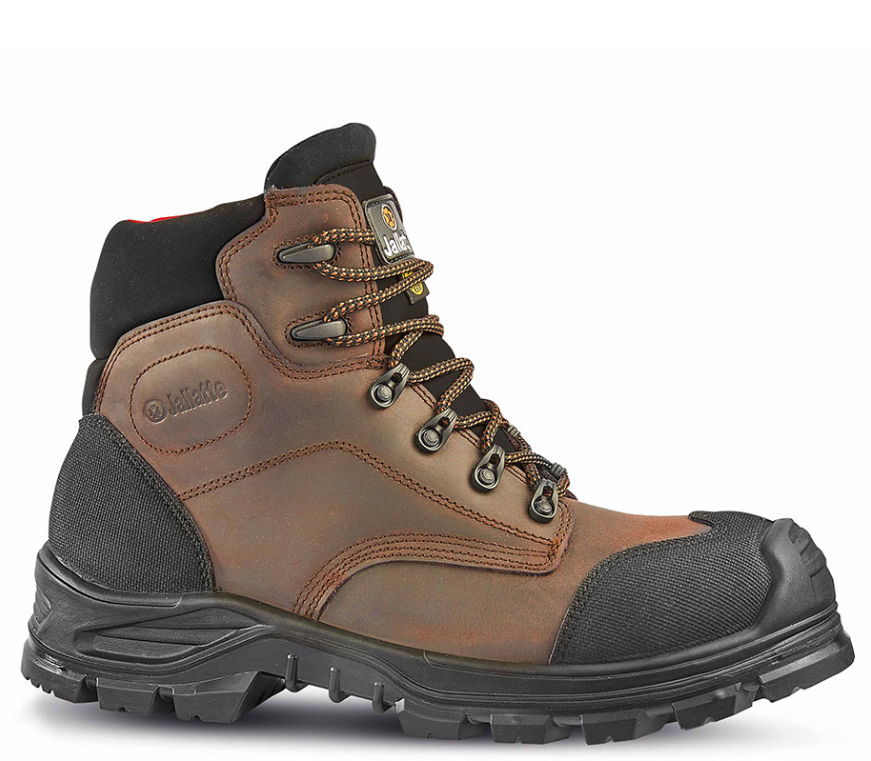 Safety boots JALLATTE JALWILLOW SAS ESD S3 CI SRC, brown